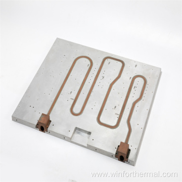 Copper tube and aluminum Cold plate heat sink